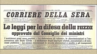 La scure delle leggi razziali sull'Istruzione