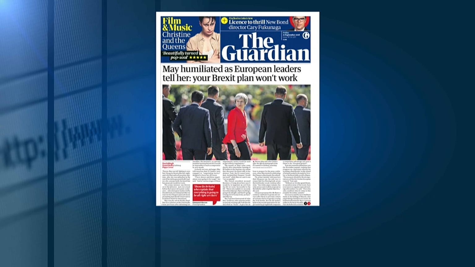 UK, per i media sulla Brexit "l'Ue umilia Theresa May"