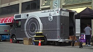 Les camions de JR aux Etats-Unis