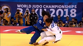 الجيدو: اليابانية تسوكاسا أوشيدا تتوج بلقب عالمي في باكو لأول مرة في مسيرتها 