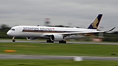Singapur Havayolları'na ait Airbus A350-900 uçağı
