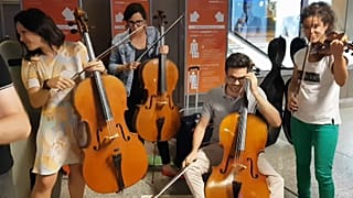 Wegen Verspätung: Orchester gibt Ständchen am Genfer Flughafen