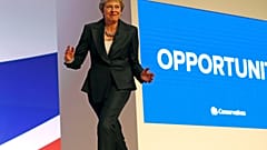 Theresa May au congrès annuel des Conservateurs britanniques