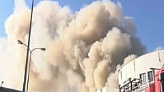 Incêndio consome parte da Universidade de Creta