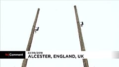 Britain hosts World 25-metre Pole climbing championships