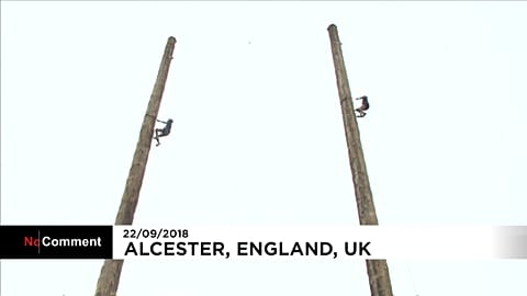 Britain hosts World 25-metre Pole climbing championships