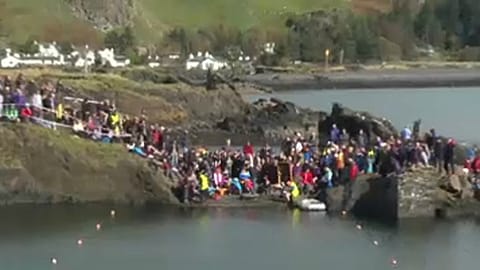 World stone skimming championships take place in Scotland