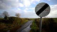 Grenze vom County Donegal in Irland zum County Londonderry in Nordirland