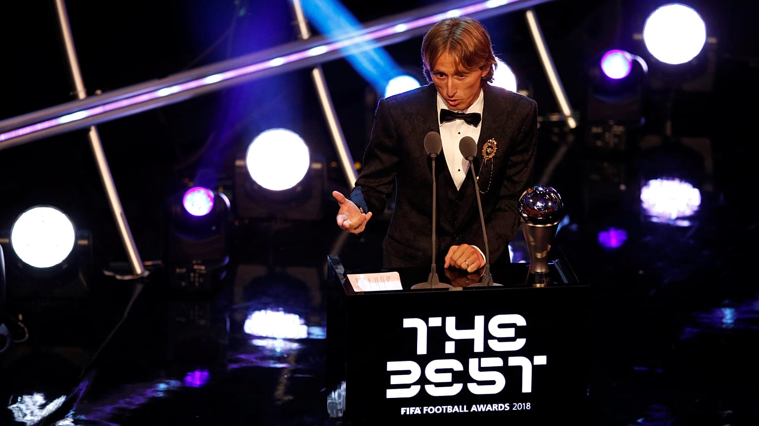 Luka Modric se lleva el premio The Best