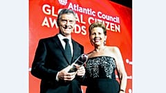 Macri recibe el premio al "Ciudadano Global" en Nueva York