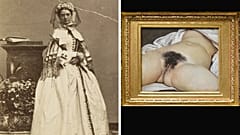 Constance Quéniaux retratada en 1860 y la obra