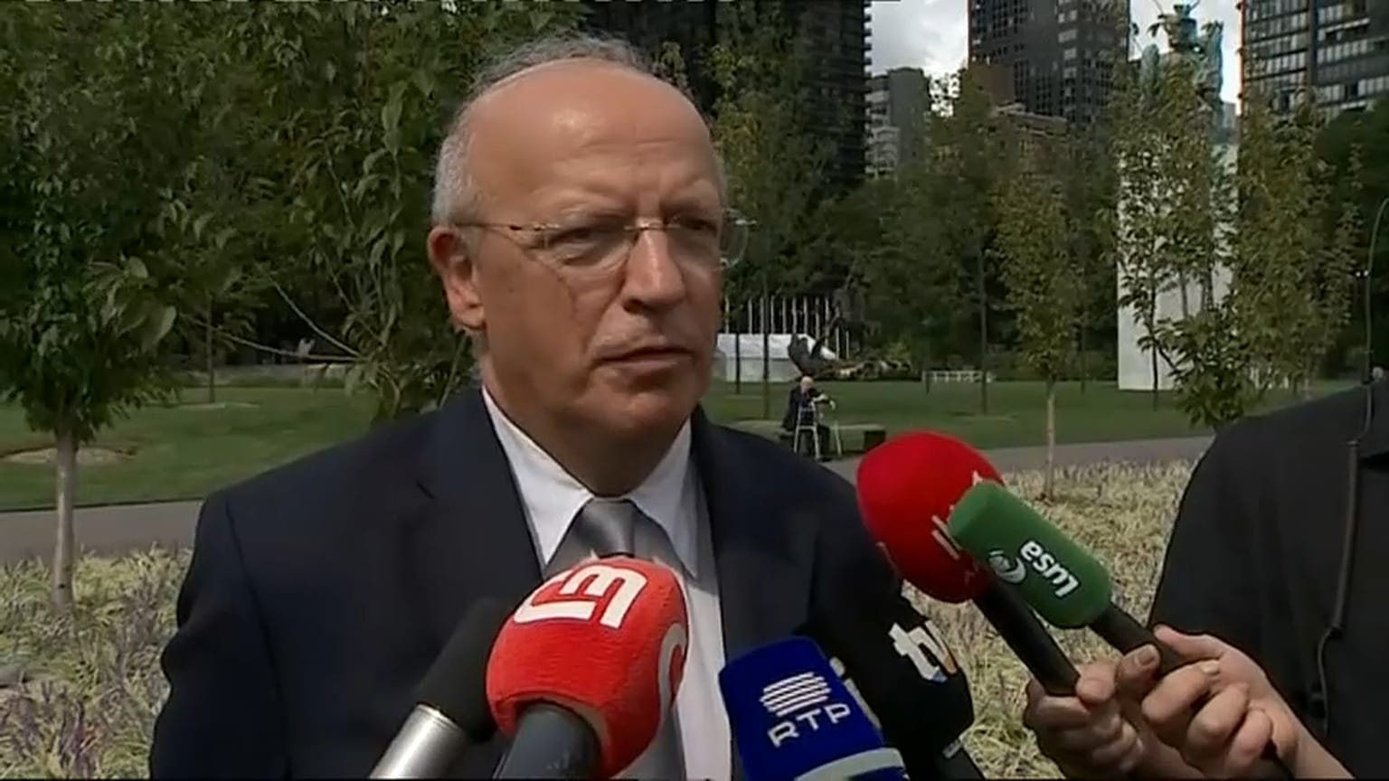 Augusto Santos Silva encontrou-se com o homólogo em Nova Iorque 