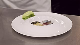 Caballa al wasabi, la receta