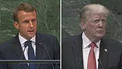 Macron vs Trump at the UN General Assembly