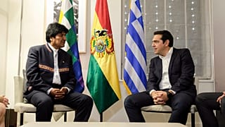 Συνάντηση Αλέξη Τσίπρα - Έβο Μοράλες