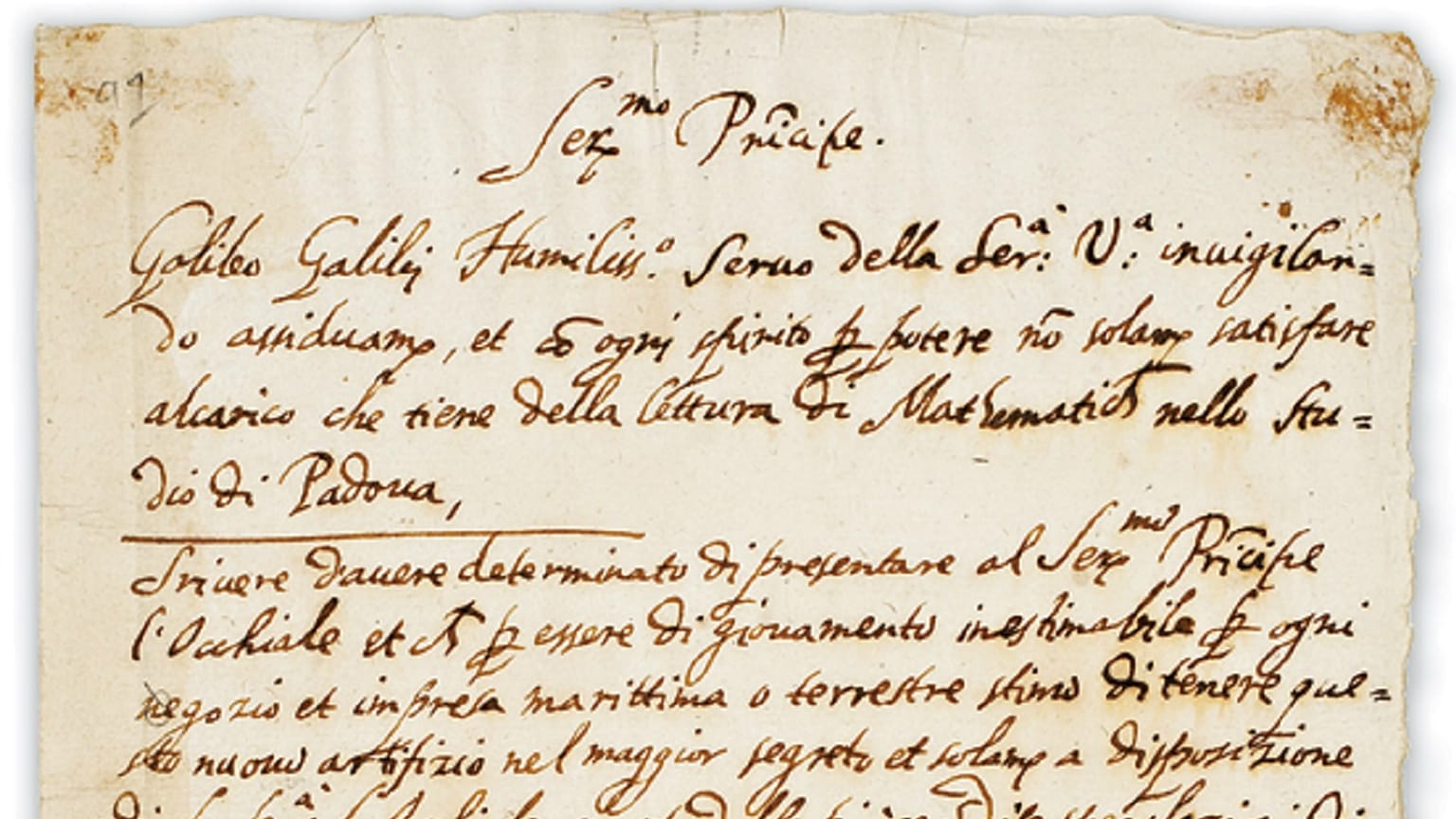 Galileo first noted an observation of the moons of Jupiter