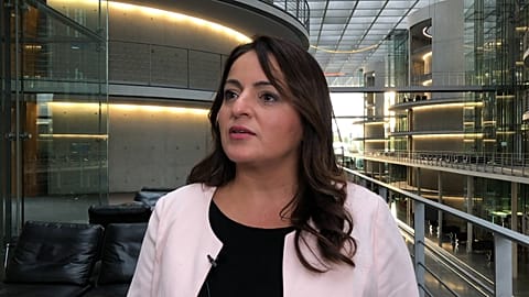 Alman Die Linke (Sol Partisi) Meclis Grup Başkanvekili Sevim Dağdelen