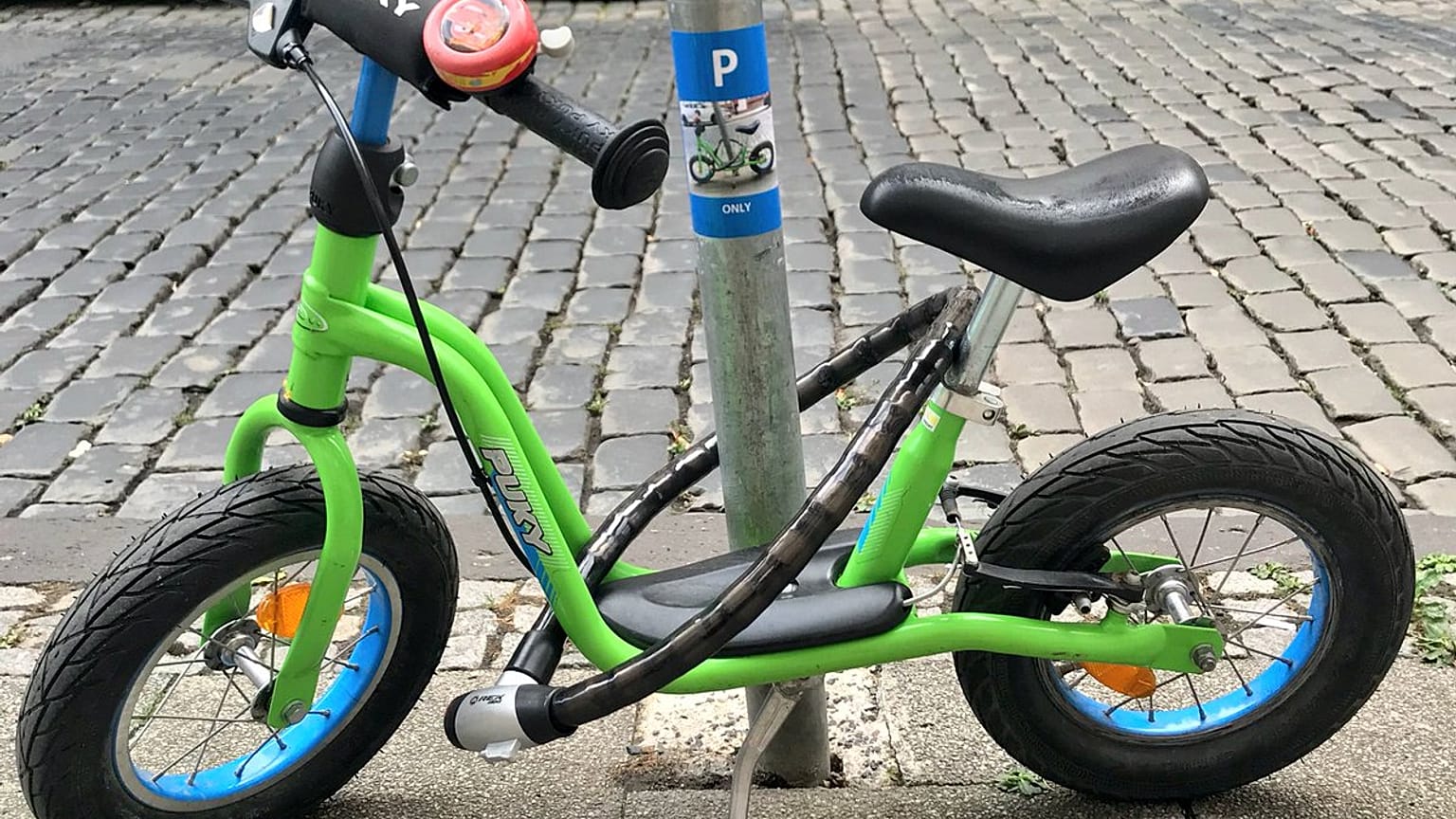 A 4-year-old boy gets parking spot for his bike in Germany