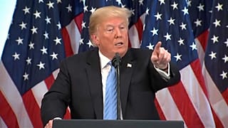 Donald Trump ruft den kurdischen TV-Journalisten Rahim Rashidi auf.