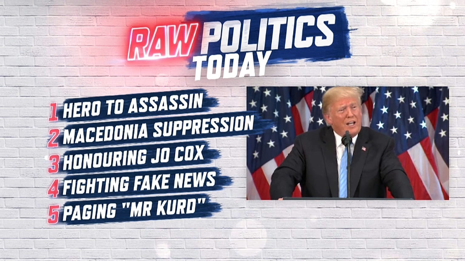 Raw Politics: Skripal latest, concern over Macedonia vote, honouring Jo Cox and fighting fake news