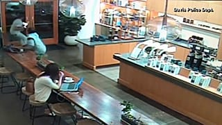 Insolite : un vol filmé par une caméra de vidéosurveillance 