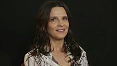 La actriz francesa Juliette Binoche en una entrevista con Euronews.