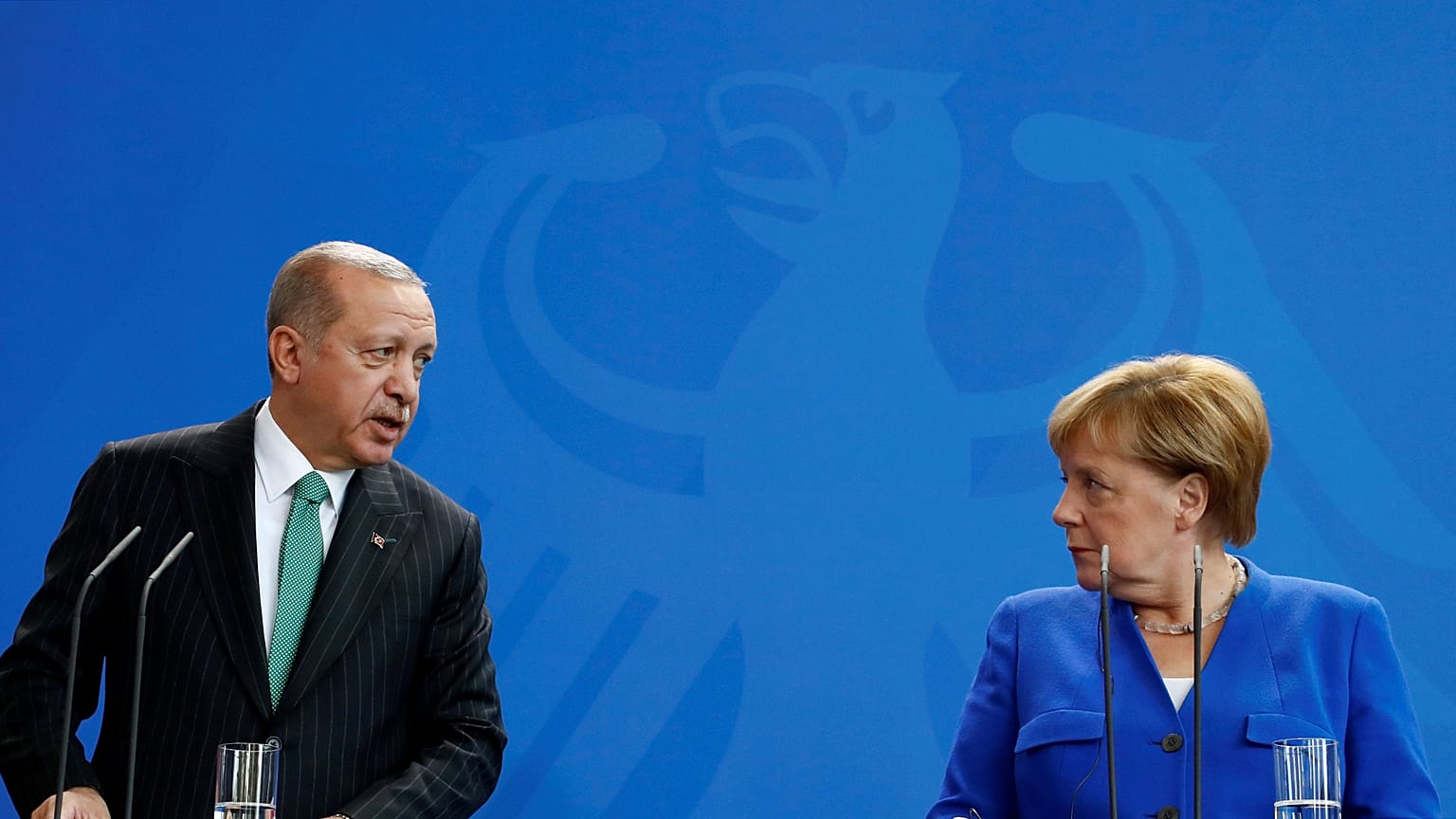 Erdogan e Merkel