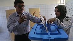 IKBY'de oy verme işlemi başladı