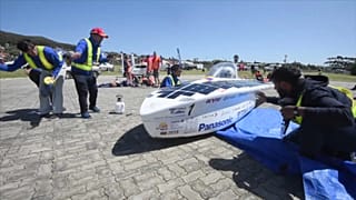 Mit Hilfe der Sonne durch Südafrika