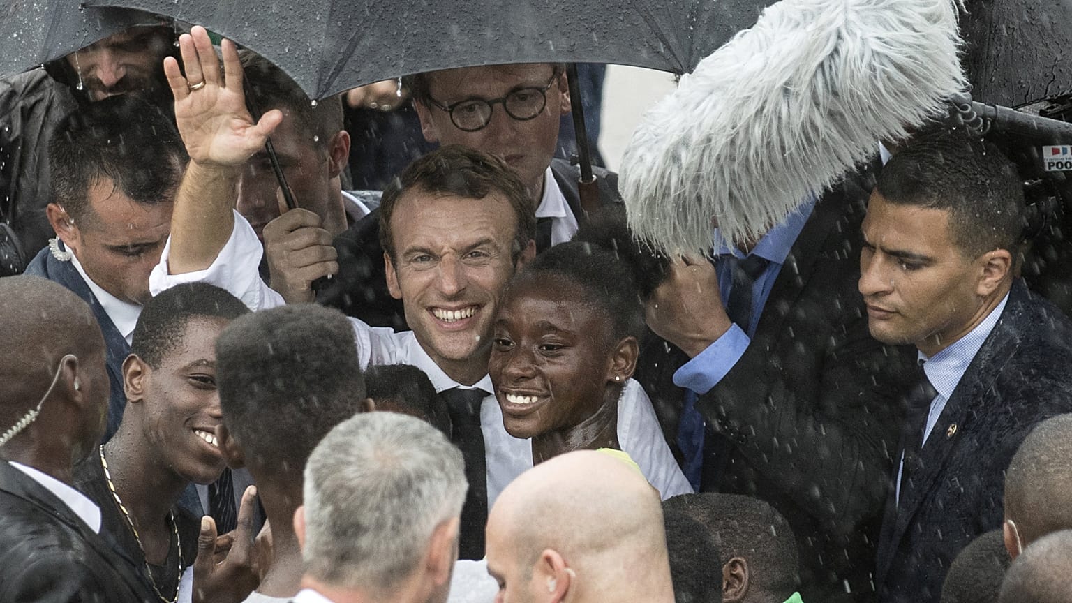 Macron auf der Karibikinsel St.Martin