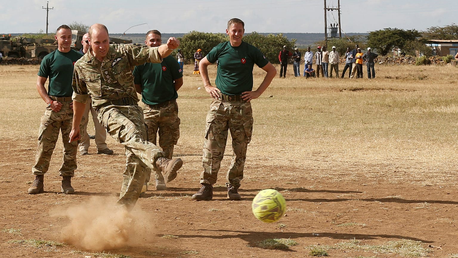 Watch: Prince William shows football skills in Kenya kickabout