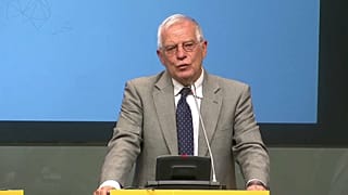 Borrell: "El orden público en Cataluña debe garantizarlo la Generalitat" 