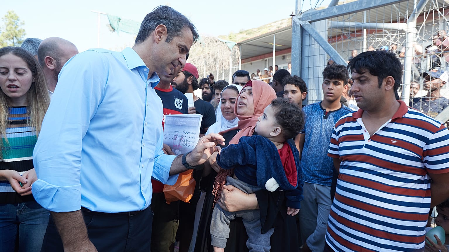 Περιοδεία του Κυριάκου Μητσοτάκη στη Σάμο