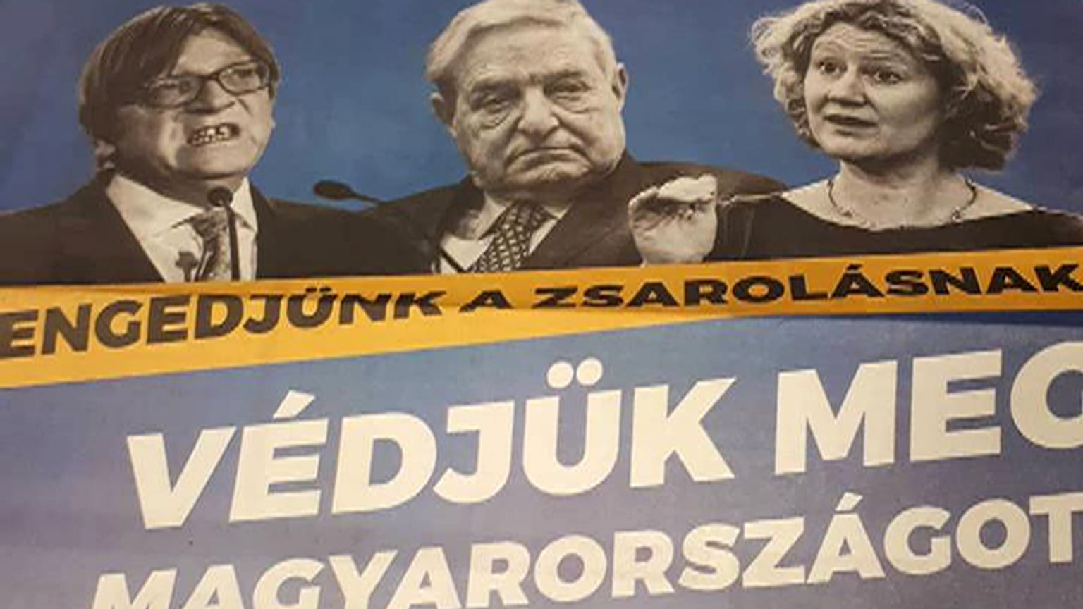 Soros, Sargentini és Verhofstadt képével kampányol a magyar kormány