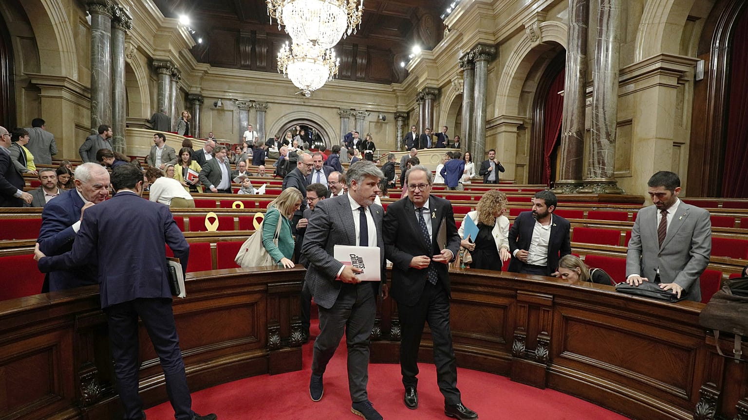 Quim Torra tras la votación