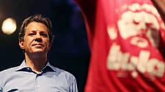 Fernando Haddad substituiu Lula da Silva como candidato presidencial do PT 