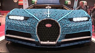 نمایشگاه خودرو پاریس؛ ساخت بوگاتی با قطعات لگو