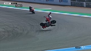 Jorge Lorenzo sufre una caída espeluznante en Tailandia