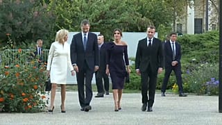 Felipe VI y Macron, juntos en París por Joan Miró