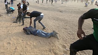 Três palestinianos mortos na fronteira com Israel