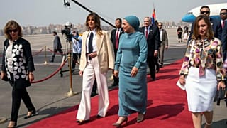 ميلانيا ترامب تختتم جولتها الإفريقية في مصر 