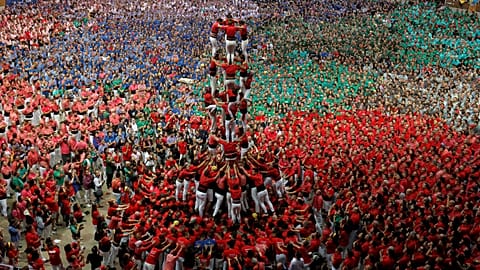 Menschentürme in Tarragona