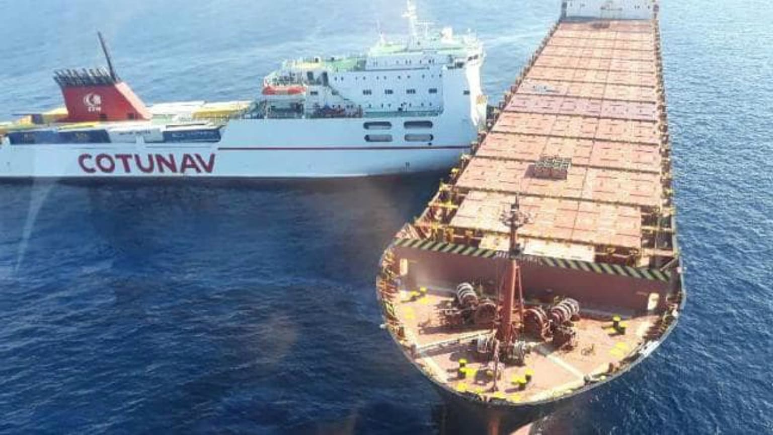 Τυνησιακό πλοίο εμβόλισε κυπριακό κοντά στην Κορσική