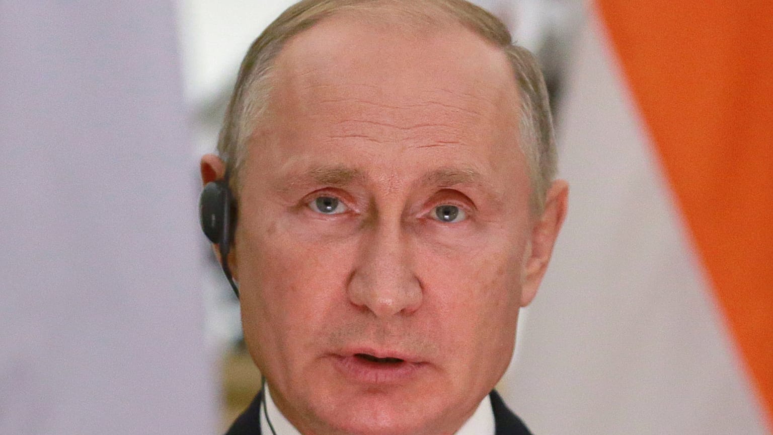 Russian President Vladimir Putin on a vist to India, 5 October.