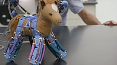 A soft toy becomes a robot