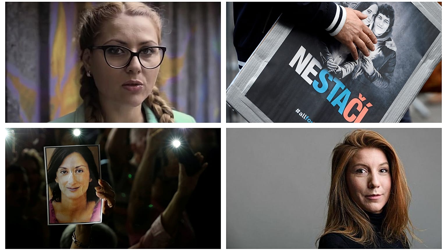 Siete periodistas asesinados en Europa en poco más de un año