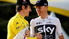 Son Fransa Bisiklet Turu şampiyonu Greaint Thomas kupasını çaldırdı