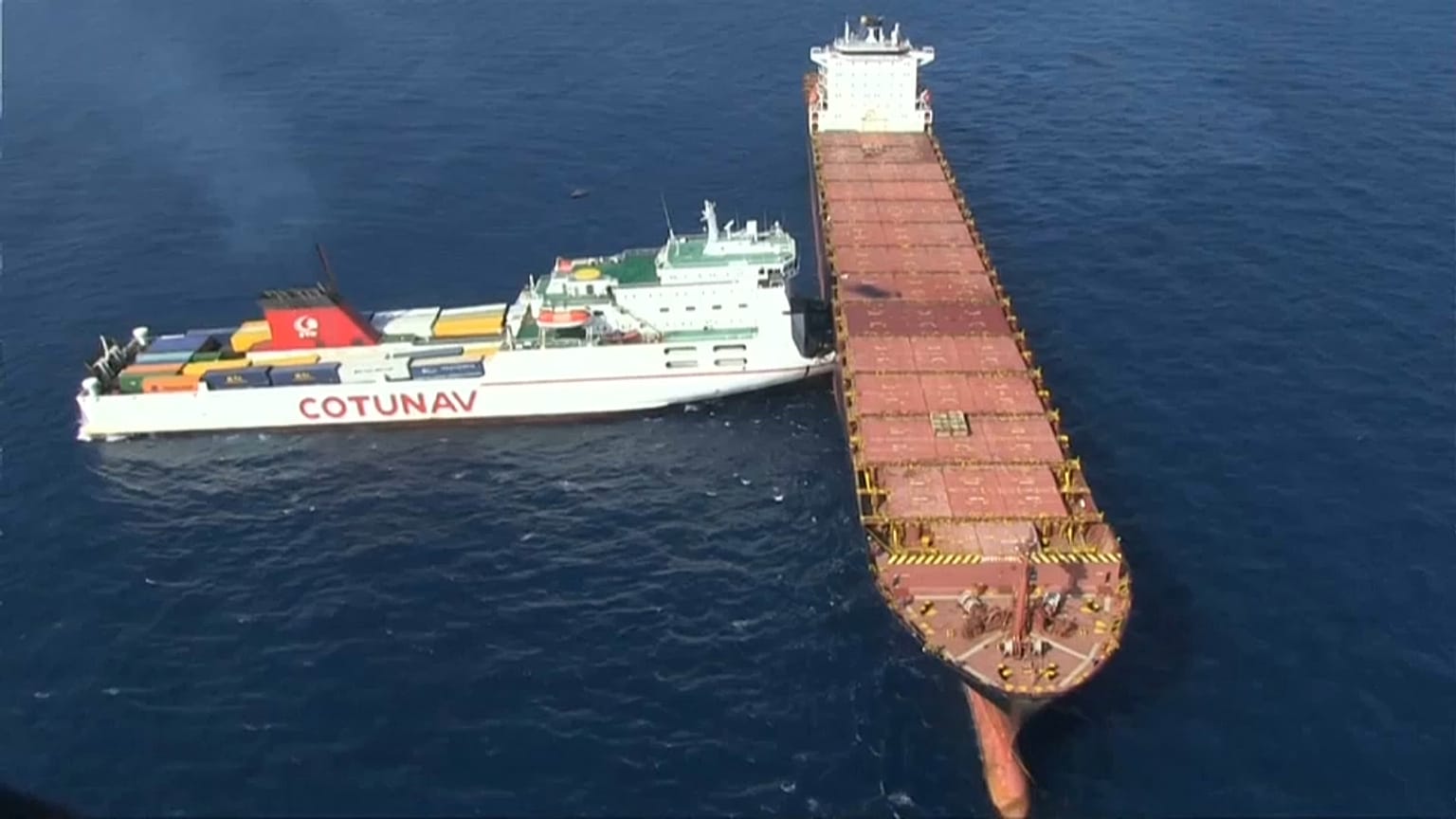 Collision : 600 tonnes de fioul au large du Cap Corse