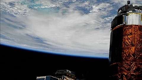 Hurricane Michael as seen from the International Space Station 