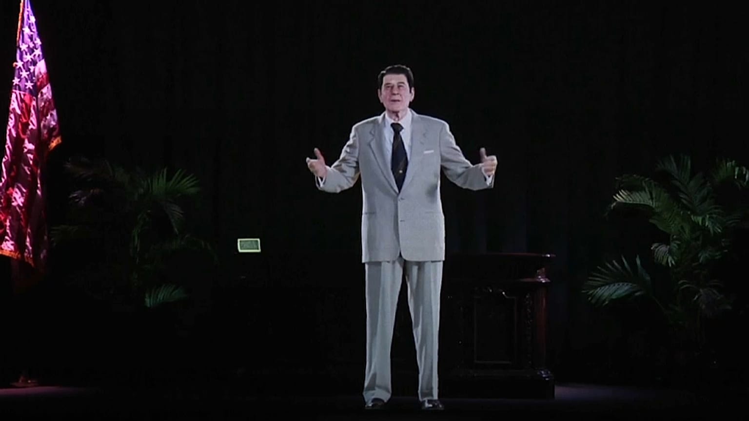 Ronald Reagan digitally resurrected in hologram form 